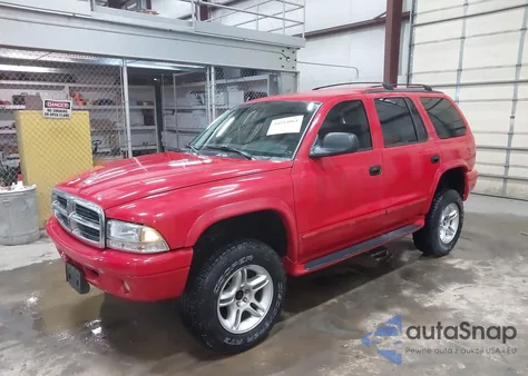 2002 Dodge Durango Slt из США, поврежденный, VIN 1B4HS48N82F218740